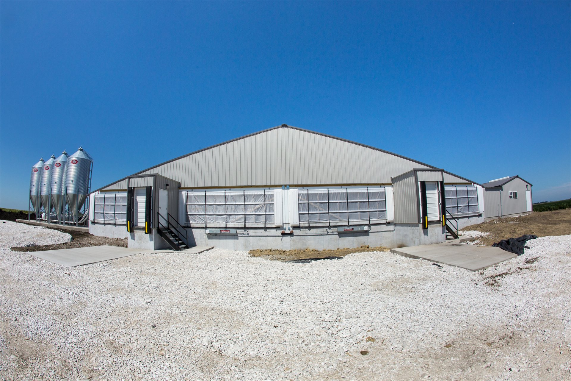 Swine confinement building in Cherokee, Iowa